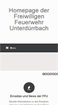 Mobile Screenshot of ff-unterduerrbach.de